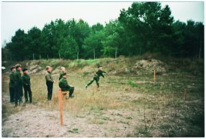 NK Saaremaa maleva laager 1994. aastal, Fred Vendel viskejoonel