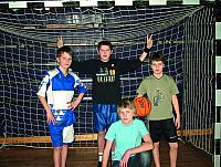 20. Spordilaager 2005 Paliveres. Rühm Zorro. Sander Kruus, Roomet Sits, Andro Aavik, Romel Puda